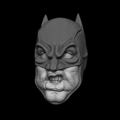 Batman Batmetal Ver B 1:12 Scale Custom Unpainted Head 6  Action Figure • $9.90