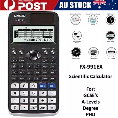 Scientific Calculator CASIO Fx-991EX Advanced Engineering Functional Calculator • $26.99