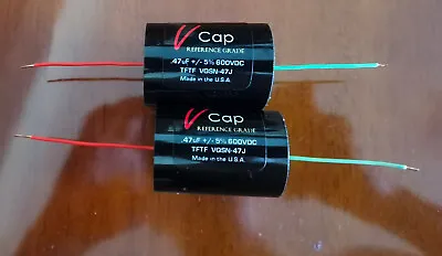 $199 • Buy V-Cap TFTF Capacitor 0.47uF 600Vdc – Compares To Audio Note /Duelund