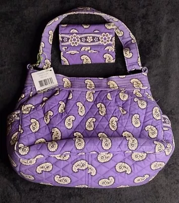 Vera Bradley 2 Piece Retired!! Simply Violet Purse And Wallet NWT.  • $74.99