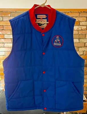 3XL New England Patriots THROWBACKS Mitchell & Ness Play Clock Vest Vintage Logo • $1.25