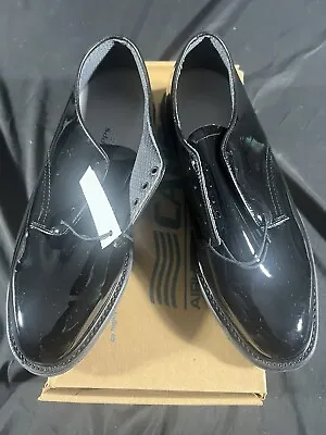 NWT Military CAPPS Airlite High Gloss Black Dress Uniform  Non-slip  Shoes  10D • $40