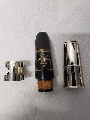 Incredible Sumner Acousticut Bb Clarinet Mouthpiece 3 With Ligature And Cap! • $370