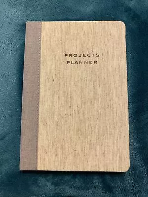 Martha Stewart PROJECTS PLANNER 6 X 8 Inches 200 Pages Silk Ribbon Placeholder • $18.95