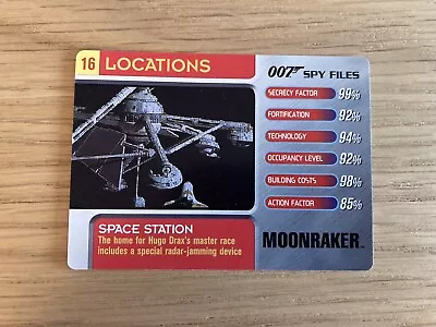 007 Spy Files Cards 2002 Locations #16 Space Station  • £0.99