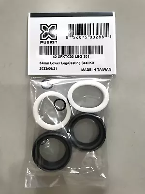 Suspension Fork Spare X-Fusion 34mm Lower Leg Seal Kit And Foam Rings • $22