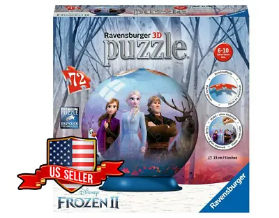 NEW SEALED(Dinged Box) Ravensburger 11142 Disney Frozen 2 3D Jigsaw Puzzle 72 Pc • $19.95
