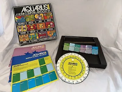 *ULTRA RARE* Vintage Aquarius Horoscope Kitsch Home Computer Astrology Kit 1970s • $39.99