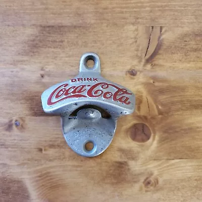 Vintage Coca-Cola Starr X  #4 Wall Mount Drink Bottle Opener Brown Co 2333088 • $18.99