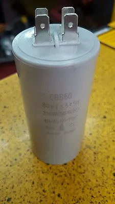 Capacitor 80 Mf 250 Vac 50/60 Hz Cbb60  • $25