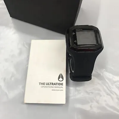 £145.37 • Buy Nixon Mens The UltraTide Watch All Black One Size Dead Battery