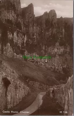 Somerset Postcard - Cheddar Gorge Castle Rocks   DC508 • £2.10