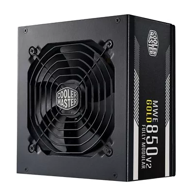 Cooler Master 850w PSU MWE Gold V2 80 PLUS Gold Fully Modular PSUower Supply • £98.68