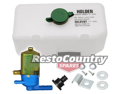 $79.90 • Buy Holden Washer Bottle + Pump + Fitting Kit  HOLDEN  Torana LC LJ HK HT HG HQ 