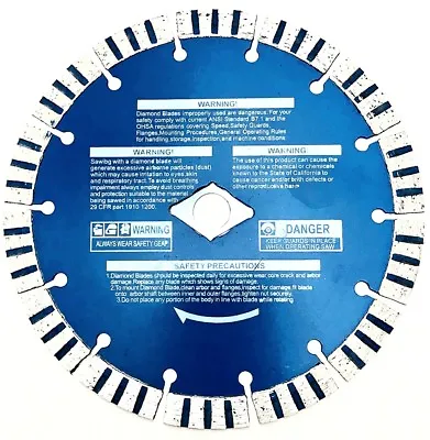 7  Diamond Blade For Roof Tile Pavers Concrete And Masonry Materials  • $18