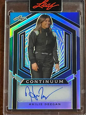 UP TO 5 2023 LEAF METAL Continuum HAILIE DEEGAN AUTO # /121 NASCAR Truck Series • $39.95