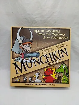*95% COMPLETE* Munchkin Deluxe Board Game • $12