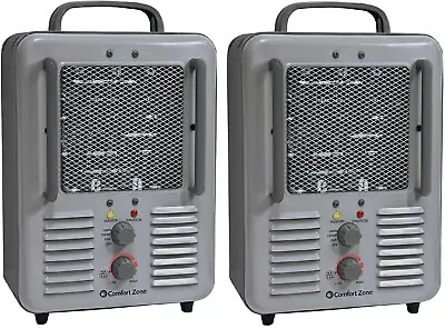 Comfort Zone CZ798 1500 Watt Electric Milkhouse Portable Utility Heater - 2 Pack • $118.99