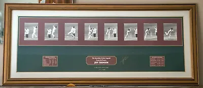 $250 • Buy The Australian Cricket Legends Hand Signed Framed Print - Jeff Thomson #189/1500