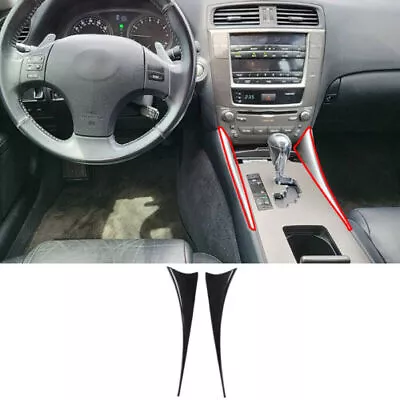 Carbon Fiber Console Gear Shift Both Side Panel For Lexus IS F/250/350 2006-2013 • $30.09
