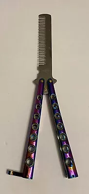 NEW Metal  Comb Training Practice- Rainbow • $17.95