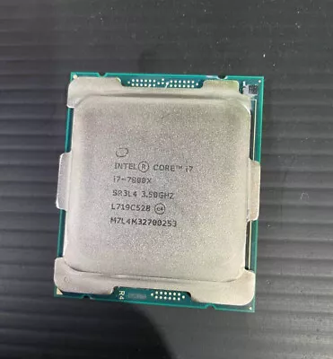 Intel Core I7 7800X CPU Processor 6 Cores 12 Threads 3.5GHZ LGA 2066 • $43