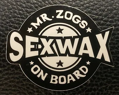 Mr Zogs Sex Wax Surf Surfing Decal Sticker • £2.84