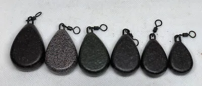 10 X Flat Pear  Carp Leads - All Colours And Sizes Avaliable • £14