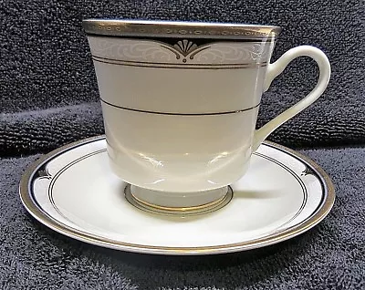 Mikasa Golden Shell Footed Cup & Saucer Set • $15.99