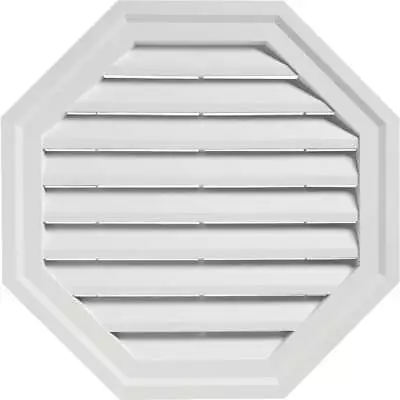 Ply  18  Octagon White Gable Attic Vent OCTGV18 AW Ply  OCTGV18 AW 099114706564 • $74.64