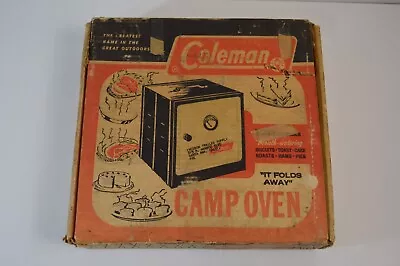 Vintage Coleman Camp Oven 5010A700 With Box Folding Food Cooker • $125