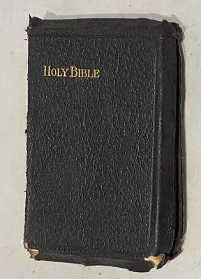 HOLY BIBLE Cambridge University Press LEATHER BOUND GILT EDGED • £14.95