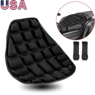 Motorcycle Comfort Seat Cover Gel Seat Cushion Universal Pressure Relief Air Pad • $13.98