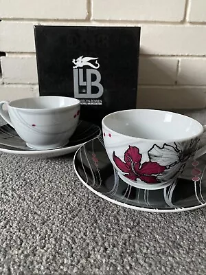 Laurence Llewelyn Bowen X 2 Cups & Saucers Annoushka Royal Worcester 2007 BNIB • £9.99