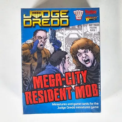 2000 AD Judge Dredd Miniatures Game Mega-City Resident Mob Warlord Games • $42