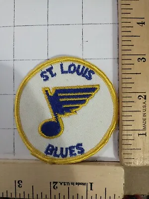 $7 • Buy St. Louis Blues 1970's  Nhl Hockey Vintage 3  Round Team Logo Patch