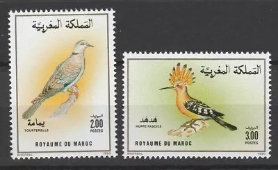 MOROCCO SC 693-94 1990 Birds Issue Of 2. MNH. • $2