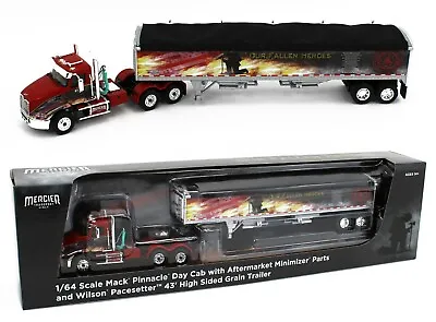 DCP 1:64 *MERCIER TRANSPORT FALLEN HEROES* Mack Pinnacle & Wilson Grain Trailer • $79.99