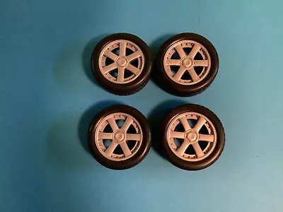 1/18 Wheels & Tires  Custom Model Car Parts 6 Spoke 1-3/8” In High X 1/2” Wide • $14.99