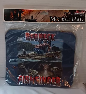 Vintage Redneck Fishfinder Mouse Pad Desk Mat • $15.99