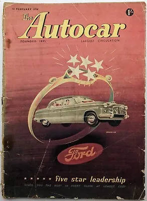 Autocar Magazine 12-2-1954; Mercedes 190 & 300 SL Standard Vanguard Diesel • $10.11