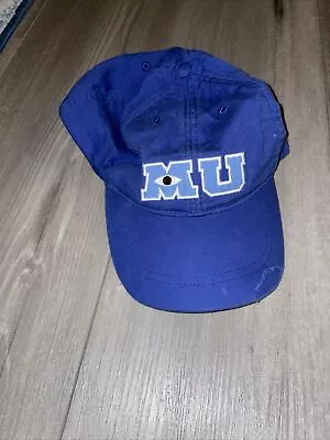 Disney Pixar Monsters University MU Hat Distressed Logo Baseball Cap Adult • $16