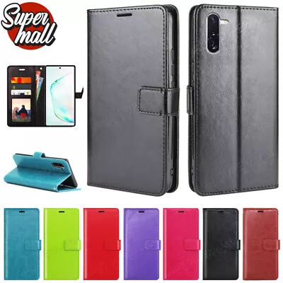 Samsung Galaxy Note 10 7  Premium Card Wallet Flip Phone Case Cover • $3.95