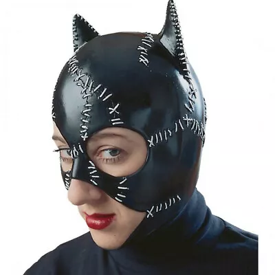 Catwoman Mask Womens Eye Black Adult Movie Costume Licensed Batman Dark Knight • $33.10