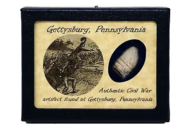 Civil War Bullet Relic From The Battle Of Gettysburg With Display Case And COA • $25.89
