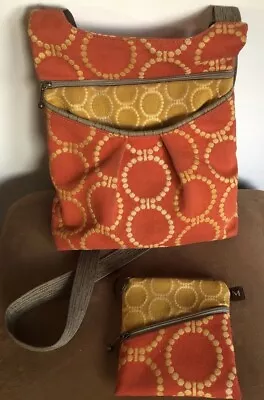 Maruca Bag Crossbody Circles Tapestry Handmade Boulder Colorado Handbag & Coin • $44.77