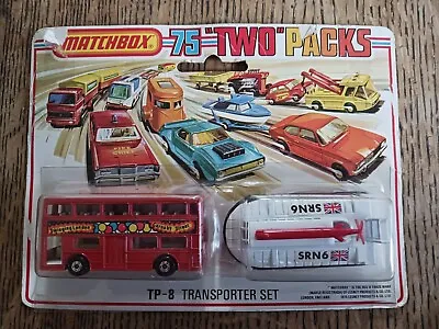 1976 Matchbox Two Packs Transporter Set Londoner SRN6 Boat TP-8 Die-Cast Metal • $45