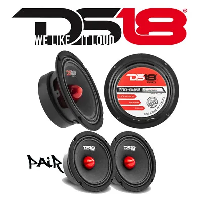2) DS18 PRO GM6B 6.5  Midrange Speaker 960w Max 8ohm Pro Audio (Set Of 2) • $66.95