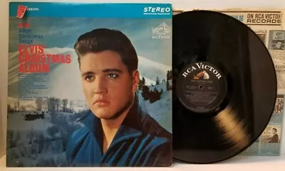 Elvis' Christmas Album ELVIS PRESLEY 1964 LP RCA LSP-1951(e) - Tested VG+ *C6 • $18