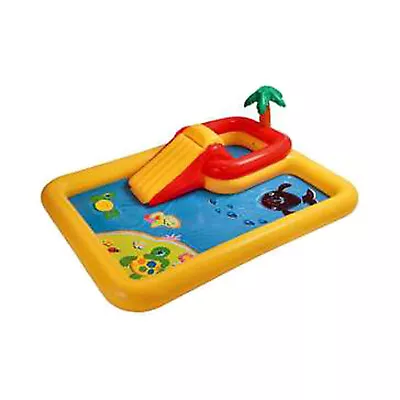 Intex 57454EP-DD Ocean Island Play Center Inflatable Wading Pool With Games • $51.99